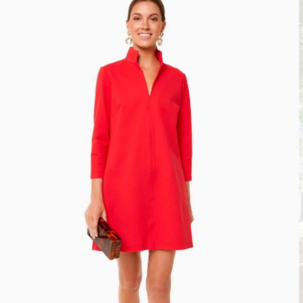 Tuckernuck Poppy Red Ponte Clifton Dress - M - new with tags
